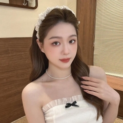 Cài Tóc Bám Chân Tóc Vải Voan Trơn 15473