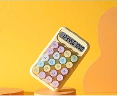 Máy Tính Cầm Tay Màu Pastel 20 Bàn Phím Kèm Pin 15494