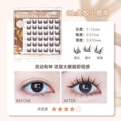 Hộp Mi Giả NOVO CALSE Nâu Sẵn Keo 16991