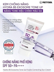 Kem Chống Nắng PrettySkin B5 Tím Nâng Tông Triệt Sắc Vàng Mọi Loại Da 15609