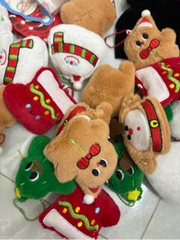 Móc Khoá Gấu Bông Noel Dây Xích Bi Đủ Mẫu 16345