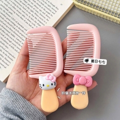 Lược Chải Tóc Cầm Tay Mini Que Kem Đính Charm 16693