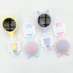 Lược Kèm Gương Tròn Massage Cute Đủ Mẫu 16837