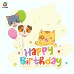 Background Phông Nền Nhựa 60*60 Trang Trí Sinh Nhật 15384