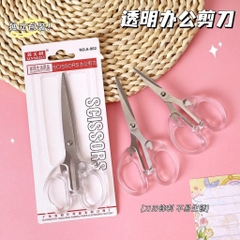 Kéo Cắt Đa Năng Cán Trong Suốt Scissors 17859