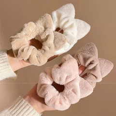 Cột Tóc Vải Nhung Lông Mịn Trơn Tai Mèo 16333