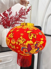 Đèn Lồng Cầu Nhung To Đẹp 60Cm 16656