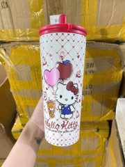Ly Giữ Nhiệt Nắp Nhựa 710Ml Hello Kitty Kèm Quai Xách 17886