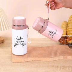 Bình Giữ Nhiệt Life Is The Journey 1000ml Kèm Dây Vải 17563