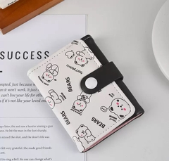 Ví Đựng Tiền Da Thường Nút Bấm Bear Rabbit 17857