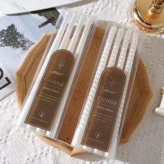 Hộp 4 Cây Nến Sáp Kiểu Châu Âu 2.2*30cm Taper Candle 16510