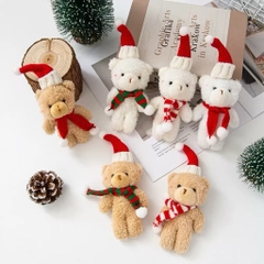 Móc Khóa Gấu Lông Xù Noel 16341