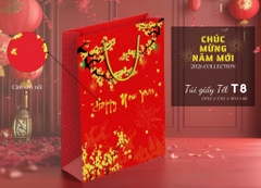 Túi Quà Cứng Dây Xoắn 32*42*13cm TẾT 16746