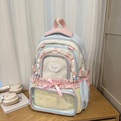 Balo NUOYJIA Viền Bèo Nhún Gắn Nơ Ruy Băng 15644