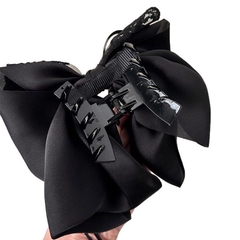 Kẹp Tóc Dạng Kẹp Răng Nơ Vải Phối Ren Thắt Nơ Ruy Băng Mỏng 16130