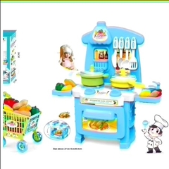 Bộ Đồ Chơi Nấu Ăn Cho Bé Có Xe Đẩy 15386