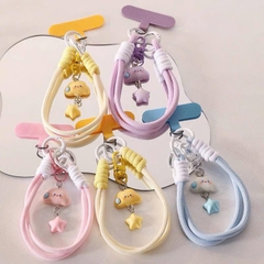 Dây Đeo Điện Thoại Dây Dù Bện Kèm Charm Cute 16408