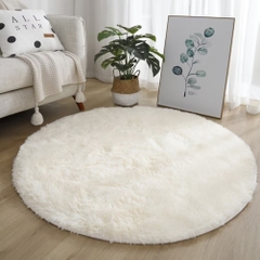 Thảm Lông Xù Mịn Tròn 80*80cm 16667