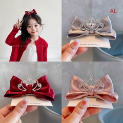 Kẹp Tóc Mỏ Vịt Nơ Bóng Vương Miệng 16538