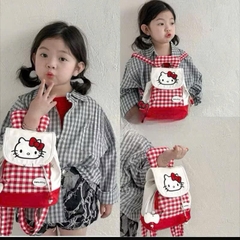 Balo Mini Kitty Caro Đỏ Dây Rút Cute 15713