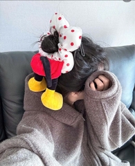 Cột Tóc Hình Bông Hoa Kiểu Phao Chân Chuột Mickey 15467