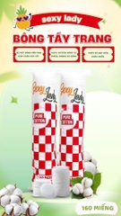 Bông Tẩy Trang Sexy Lady Pure Cotton 160 Miếng 16712