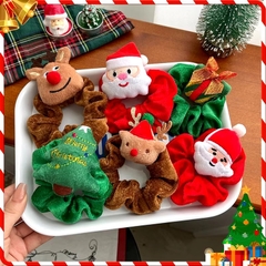 Cột Tóc Vải Nhung Lông Mịn Noel Giáng Sinh 16307