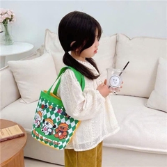 Túi Vải Cầm Tay In Họa Tiết Hoạt Hình 24*13*21cm 15577
