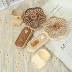 Quạt Cầm Tay Bông Hoa Đính Charm Đủ Mẫu 15511