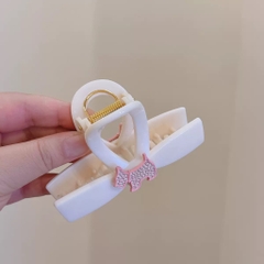 Kẹp Tóc Nhựa Cung Mini 8cm Đính Charm Đủ Mẫu 16334