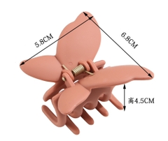 Kẹp Tóc Hình Bướm Nhám 6.8*5.8cm 12824