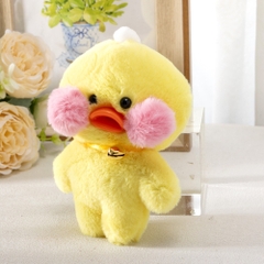 Móc Khóa Gấu Bông Vịt Lalafanfan Má Hồng 16126