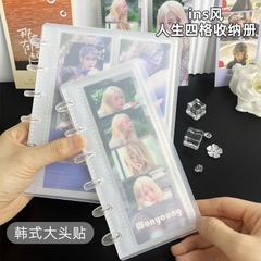 Sổ Còng Album Đựng Ảnh Photobooth 36 Ảnh 6*16cm Bìa Trong Suốt Cứng 15376