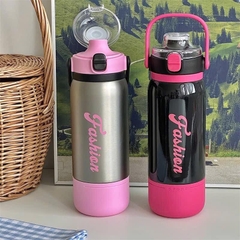 Bình Giữ Nhiệt Fashion Quai Xách Nút Bật 540ML 17331