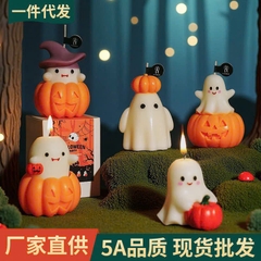 Nến Thơm Bé Ma Và Bí Ngô Halloween Siêu Thơm 16070