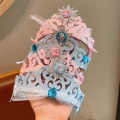 Cài Tóc Vương Miệng Vải Nỉ Elsa 15517