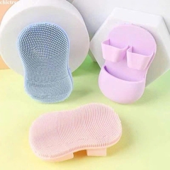 Miếng Rửa Mặt Massage Xỏ Ngón Silicon Mini 17557