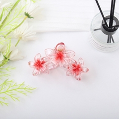 Kẹp Tóc Nhựa Hoa Sứ 3 Hoa Màu Trong 12848