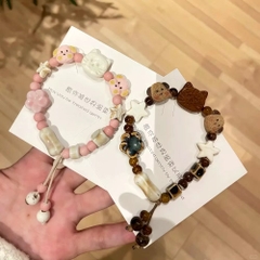 Vòng Tay Hạt Nhựa Chó Mèo Bông Hoa 15587