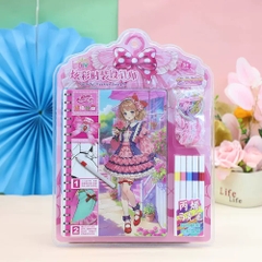 Bộ Tranh Tô Màu Trang Điểm 5+ CADPA Cho Bé 16539