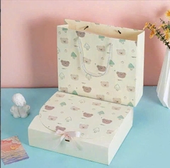 Hộp Quà Lắp Ráp 31*25,5*8cm Thắt Dây Ruy Băng 16544