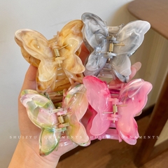 Kẹp Tóc Bướm Màu Xà Cừ 6.5*6.5cm Thời Trang 12822