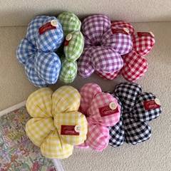 Cột Tóc Hình Bông Hoa Kiểu Phao Loại Nhỏ Caro 15549