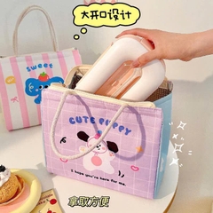 Túi Đựng Cơm Giữ Nhiệt Hình Cute Quai Thừng 15716