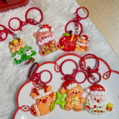 Móc Khoá Noel Mặt Charm To Cứng 16344