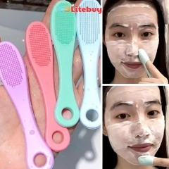 Bàn Chải Massage Mũi Ngón Tay Bằng Silicon 17558