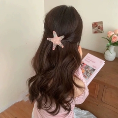 Set 2 Kẹp Tóc Mái Hình Sao Biển Màu Thạch 17398
