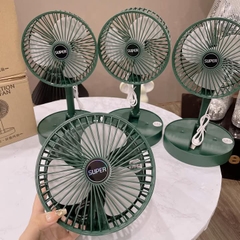 Quạt Sạc Để Bàn Tích Điện 3 Chế Độ Gập Được 15360