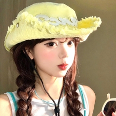 Mũ Nón Bucket Jean Loang Tua Rua TIAMO 17479