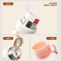 Bình Giữ Nhiệt Kaku Kèm Cốc Uống và Dây Quai 17586